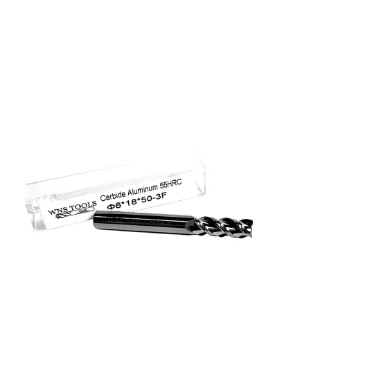 Frez węglikowy VHM Fi 6 x 50mm do aluminium 3Z